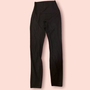 Patterned LULULEMON align leggings